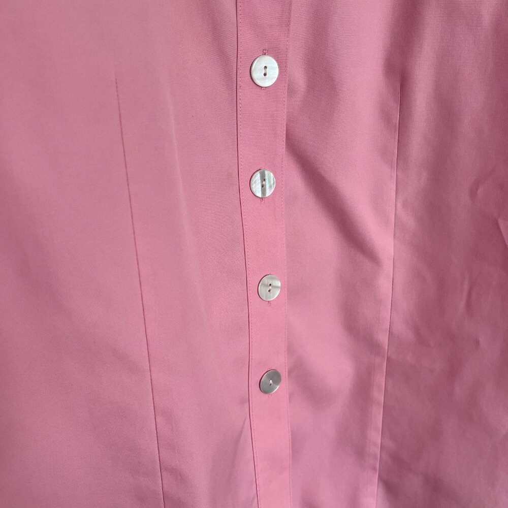 Coldwater Creek Pink Button Dress Shirt Size L - Picture 6 of 8